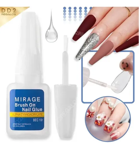 Pegamento Nail Glue Uñas Postizas Tips Deco Strass Conpincel