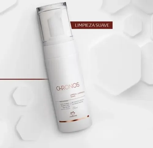 Espuma De Limpieza Suave Chronos Natura Todo Tipo De Piel Día/noche