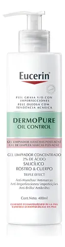 Gel Limpiador Eucerin Dermopure Triple Effect X 400ml