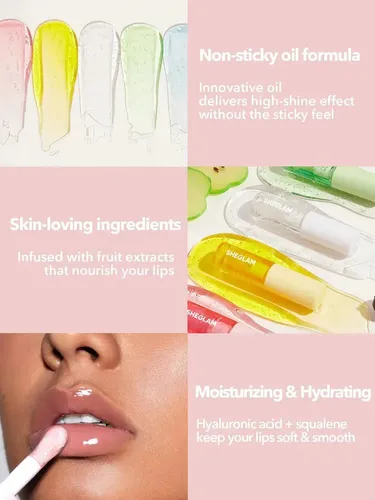 Sheglam Hidratante Labios Jelly Acabado Brillante Color Grapefruit Glow