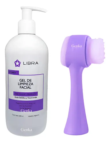 Gel De Limpieza Sebo Piel Grasa 500 Libra +cepillo Limpieza