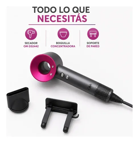 Secador De Pelo Ultra Rapido 3 Velocidades Frio Calor 2400w