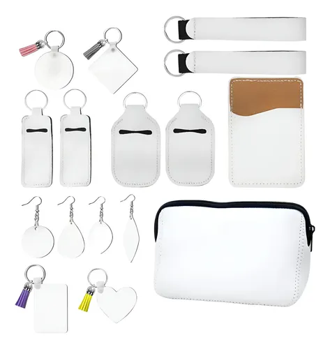Compatible Con Genérico Kit Sublimación 32 Pzas Llaveros /
