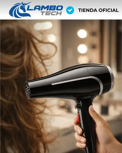 Secador De Pelo Profesional 2400w Compacto Ligero Peluqueria