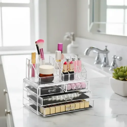 Organizador De Maquillaje Con Cajones Oferta