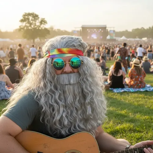 Peluca Barba Brujo Dumbledore Harry Potter Disfraz Cosplay