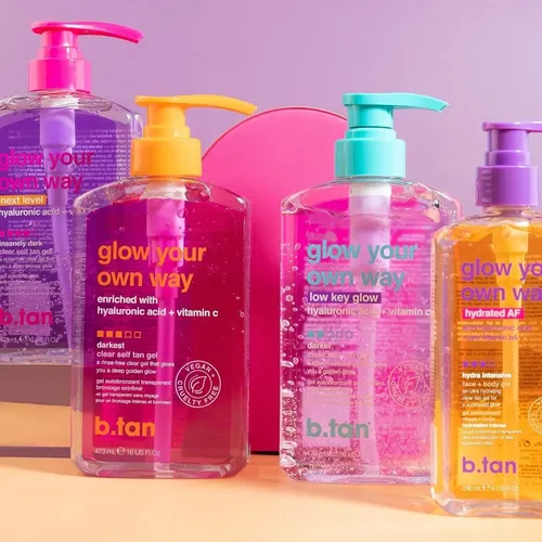 Gel Autobronceador B.tan Dark Clear Que Brilla A Tu Manera,