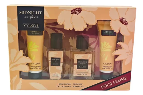Set Perfumes Shower Body Lotion Mujer Eau De Parfum 50ml X4