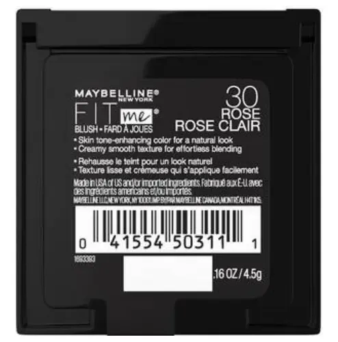 Rubor Maybelline Fit Me Blush 4.5 Gr Color del rubor Rosê