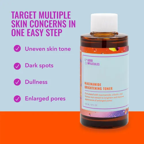 Tónico Facial Good Molecules Niacinamide 2x120ml Vegano