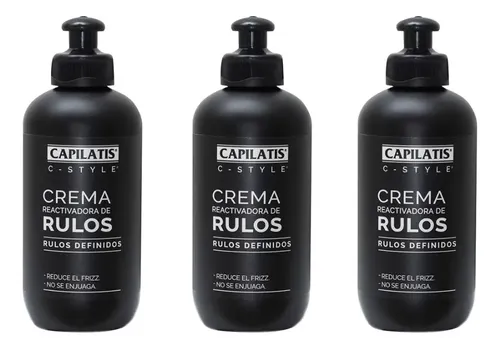 3 Cremas Capilatis Stop Frizz C-style Reactivadora Rulos