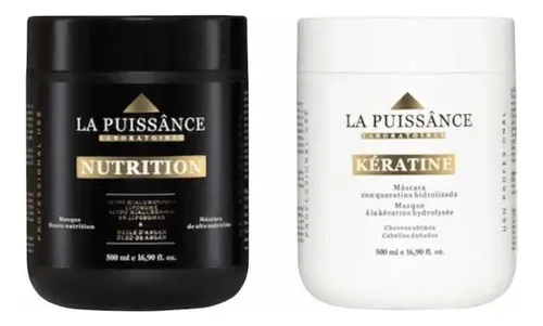 Kit Mascara De Argan Y Keratina X500 Ml La Puissance