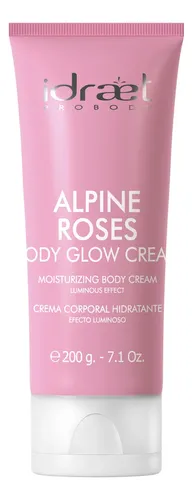 Crema Corporal Glow Idraet Alpine Roses Hidratante 200g Rosas