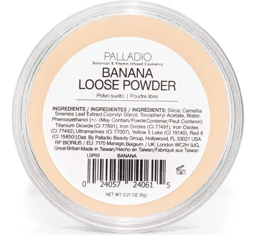 Polvo Suelto Mate Palladio Banana 40g