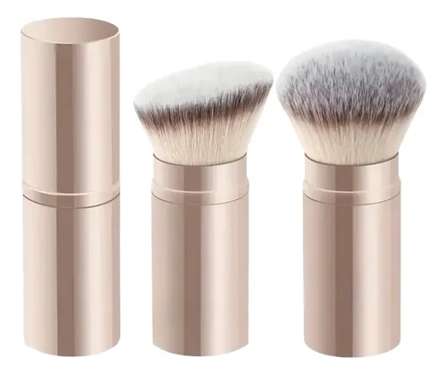 C-set 2 Brochas Retráctiles For Maquillaje Y Polvo ;;;