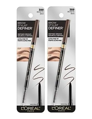 Lápiz de cejas L’oreal Paris Makeup Brow Stylist Color 389 Brunette Brun