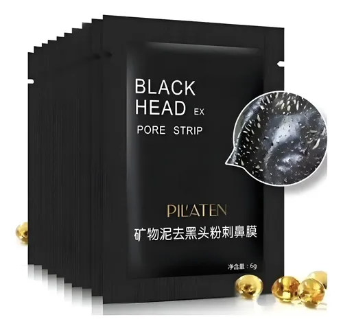 Parche X10 Puntos Negros Nariz Rostro Mascarilla Limpieza Tipo de piel Normal a grasa