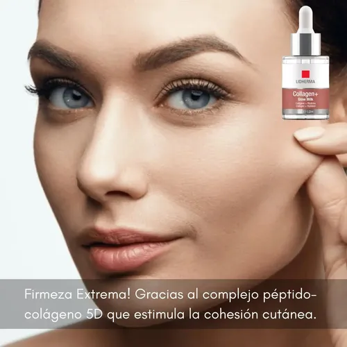 Skincare Lidherma Collagen+ Glow Milk Con Colágeno Vegetal Todo Tipo De Piel