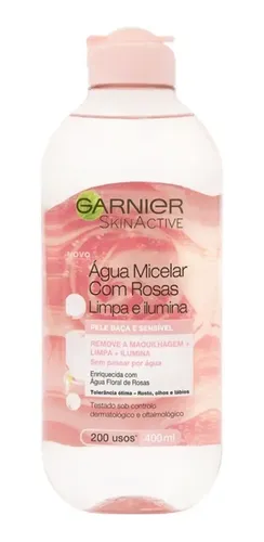 Desmaquillante Garnier Agua Micelar De Rosas 400ml