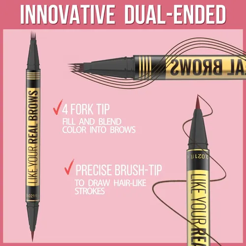 Lápiz De Cejas Marrón Oscuro Para Mujer Marca Modelo