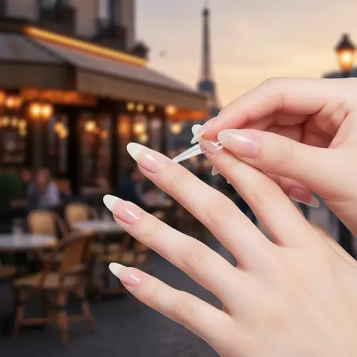 Tips Para Soft Gel Y Press On Nails Paris Night X50 Premium