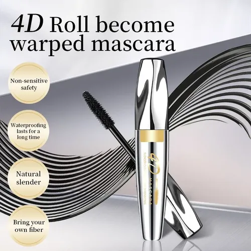 I/l Mascarilla 4d Gruesa Y Densa Para Rizar, Negra,