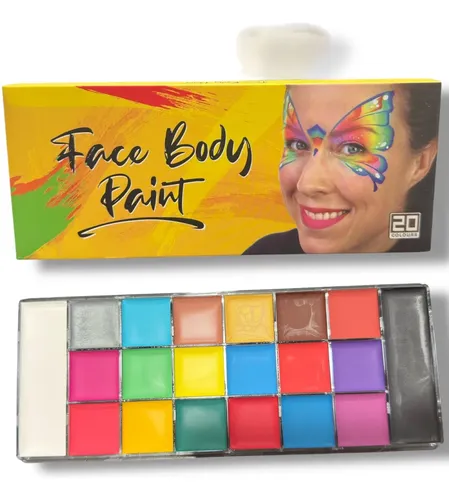 Paleta De Sombra Maquillaje Artístico 20 Colors