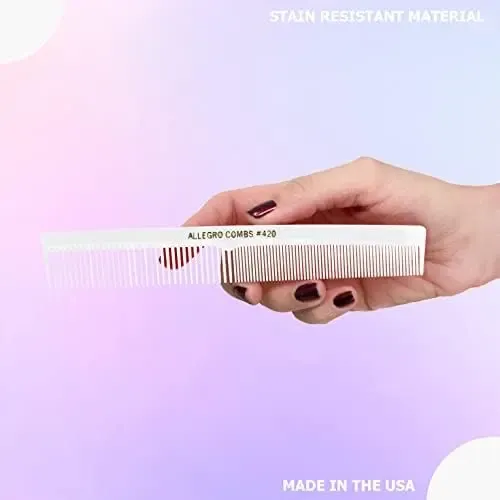 Allegro Combs 420 Peines Para El Cabello Peluquero Hombres M