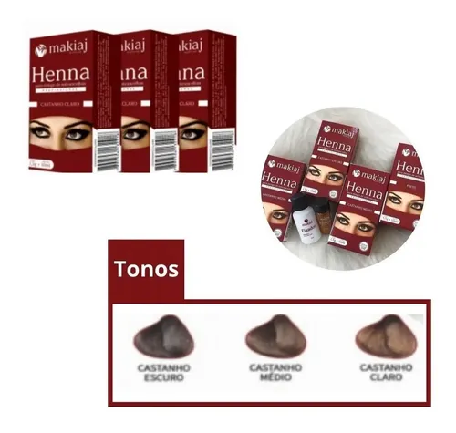 Henna Perfilador De Cejas Tinte Makiaj Brasil Varios Tonos