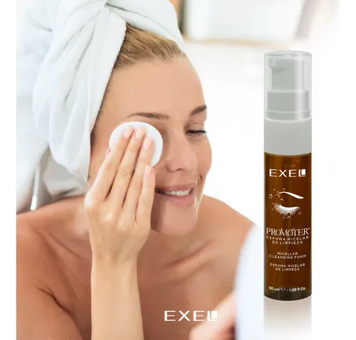 Promoter Exel Limpieza Pestañas Espuma Micelar Ojos Exel