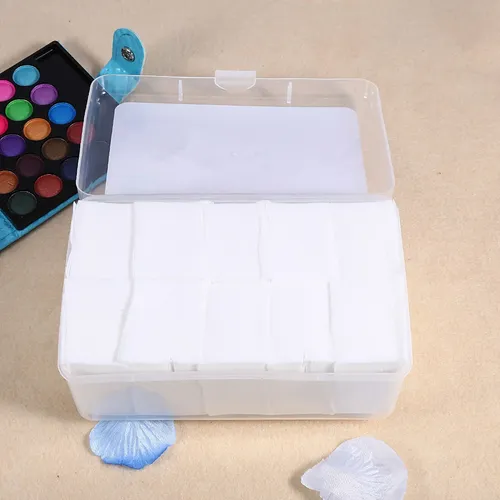 Almohadillas De Limpieza Cosmética Para Uñas Faciales, 1000