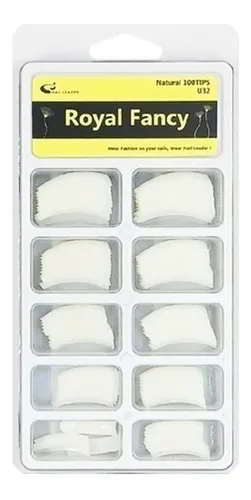 Tips Para Uñas X100 Blanco Varios Tamaños Nail Leader