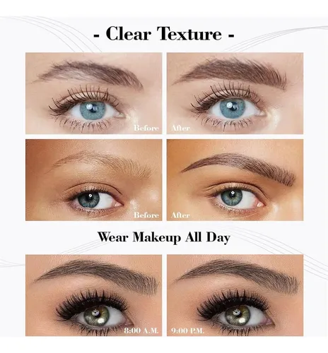 Lápiz De Cejas Oetuiow 4 Puntas, Resistente Al Agua, Tono