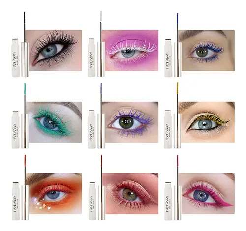 Set De Rímel Bonnie Choice, 9 Colores, Impermeable Y Durader
