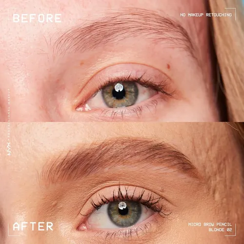 Lápiz Micro Ceja Nyx 2 Blonde Vegano