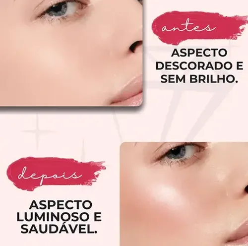 Iluminador Compacto Satinado Alta Pigmentacion Ruby Rose