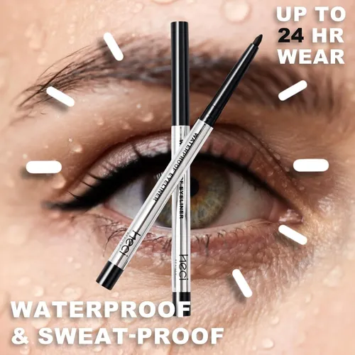 Lápiz Delineador Gel De Larga Duración Heci Beauty Negro