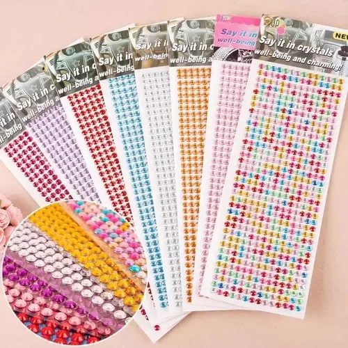 Strass Gemas Autoadhesiva Para Cara Cuerpo Multiuso Grande