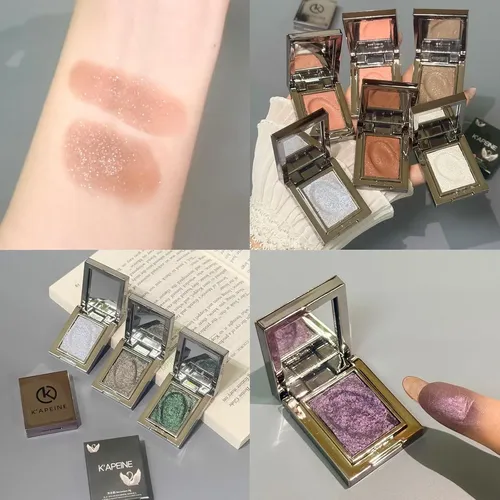Sombra Glitter K’apeine 06# Brown 10 Tonos Polvo Perlado