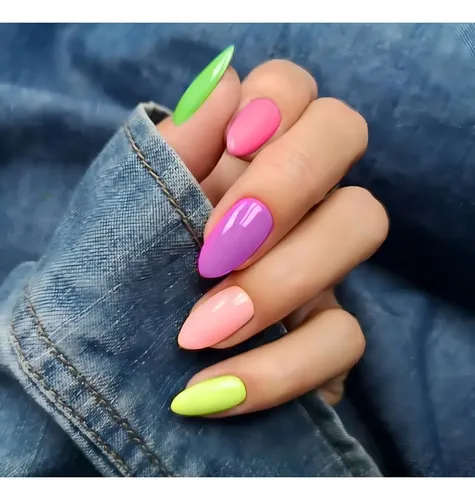 Cleopatra Color Gel Look Neon Melon Semi X 11ml Color Amarillo