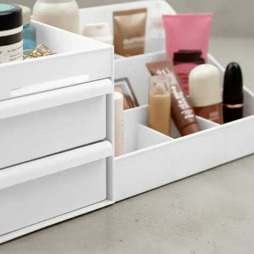 Organizador Maquillaje Con Cajones Belleza Cremas Cosmeticos