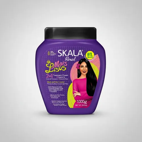 Skala Mais Lisos Tratamiento 2 En 1 Control Frizz 1000 Gr