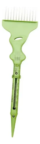 * 2 Peine Para Teñir El Cabello, Cepillo Recto, Verde