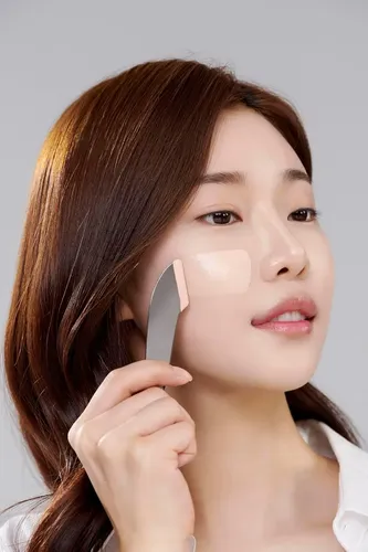 Espátula Doble Acero Profesional Para Maquillaje Y Cuidado