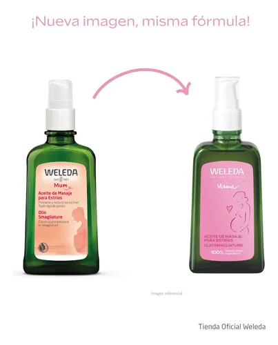Aceite De Masaje Natural Para Estrías Weleda 100ml