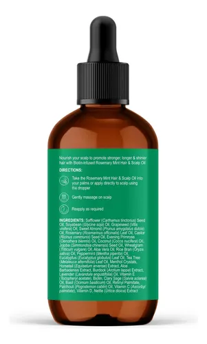 Aceite Capilar Botanic Hearth Romero Menta 60ml Crecimiento
