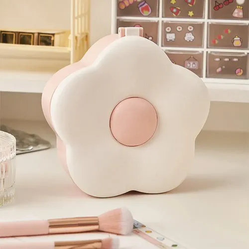 Organizador Flor Con Espejo Y Divisiones Cutee