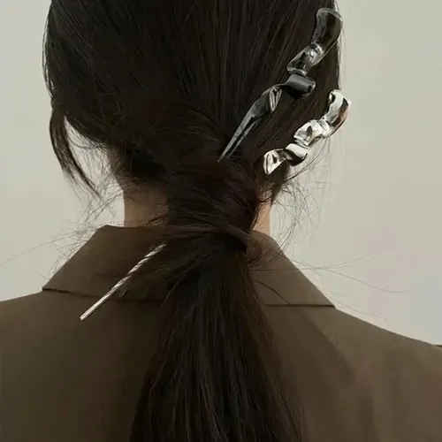 Palillos Para Cabello Mujer Metal Chino Retro 2 Piezas