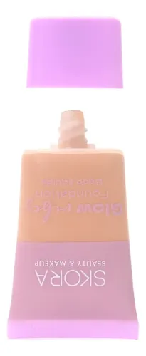 Base Maquillaje Liquida Foundation Glow Vibes De Skora 30 Ml Tono 01