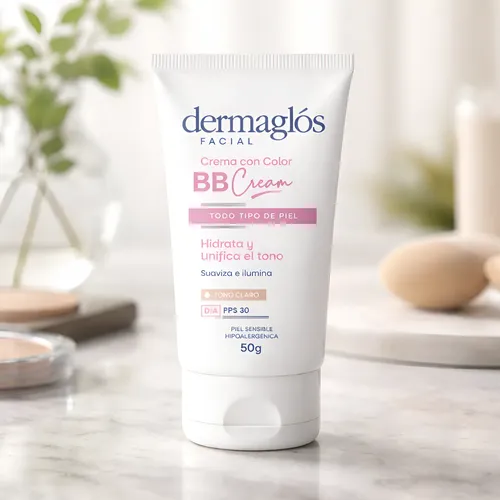 Dermaglos Facial Bb Cream Tono Claro X50 Ml